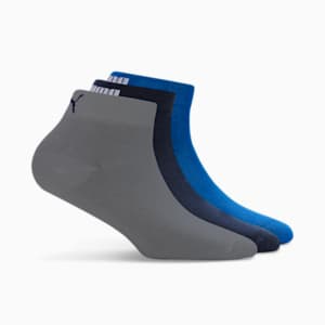 PUMA Lifestyle Unisex Sneaker Socks, navy - grey -strong blue