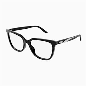 PUMA Squared Optical Women's Glasses, BLACK-BLACK-TRANSPARENT