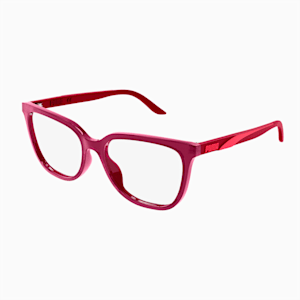 PUMA Squared Optical Women's Glasses, FUCHSIA-BURGUNDY-TRANSPARENT