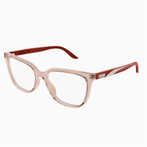 PUMA Squared Optical Women's Glasses, NUDE-BROWN-TRANSPARENT