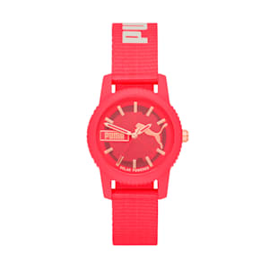PUMA Ultrafresh Solar-Powered Pink #tide ocean material® Watch, PINK