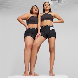 PUMA x Modibodi Active Long Women's Boyshort, Black - Platinum Grey, extralarge