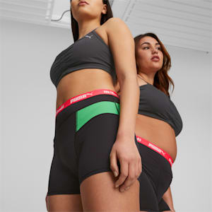 Puma X Modibodi Active Long Boyshort, Black-Green, extralarge-GBR
