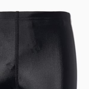 キッズ 水着 ミッドレングス スイムパンツ 120-160cm, black / white