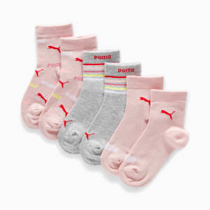 PUMA Paquete de 10 calcetines de corte bajo para niños