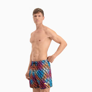 PUMA Swim Formstrip Men's Mid-Length Short, black combo