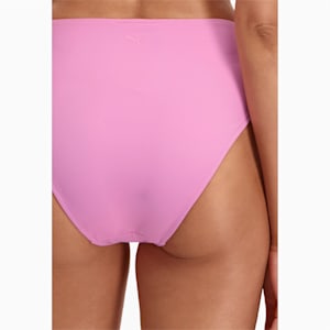 PUMA Swim High Waist Women's Bikini Bottom, Pink Icing