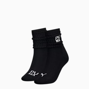 Slouch Socks Women 2 Pack, black combo