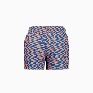 PUMA Swim Men's Formstrip Short Shorts, blue / orange