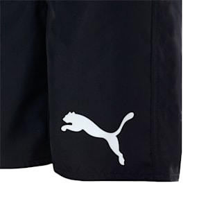 キッズ 水着 PUMA SWIM ミッド ボード ショーツ 120-160cm, black