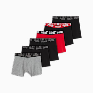 Assorted PUMA men's trunks with a branded elastic waistband.