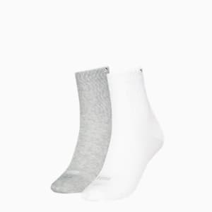 Zigzag Short Socks Women (2-pack), white / grey, extralarge-GBR