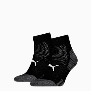 Quarter Socks (3 Pack) Unisex, Black, large-GBR
