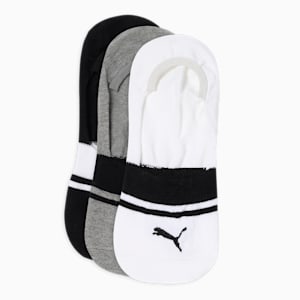 PUMA Heritage Footie Unisex Socks Pack of 3, black / white / MGH, extralarge-IND