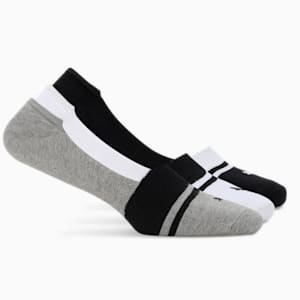 PUMA Heritage Footie Unisex Socks Pack of 3, black / white / MGH, extralarge-IND