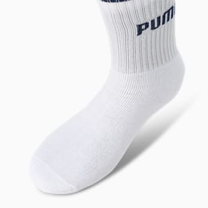 Crew Length Unisex Socks Pack of 3, black / White / Grey, extralarge-IND