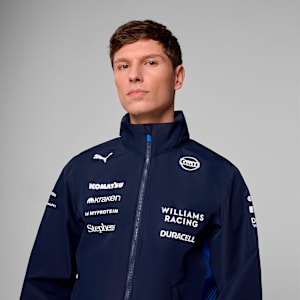 Chamarra impermeable para hombre réplica Williams Racing 2025, NAVY, extralarge