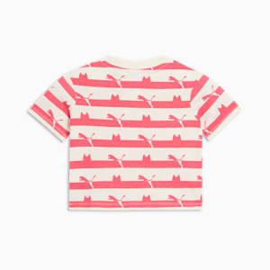 PUMA x GABBY'S DOLLHOUSE Toddlers' Stripe Tee, TART CHERRY, extralarge