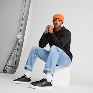 Mini Cat Watchman Beanie, DARK ORANGE, extralarge