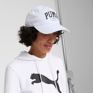 Gorra deportiva ajustable para mujer PUMA, WHITE, extralarge