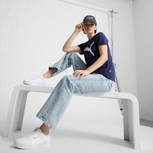 Gorra deportiva ajustable para mujer PUMA, DARK GREY, extralarge
