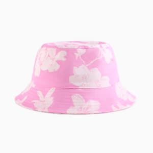 Gorra de pescador Floral para mujer PUMA, DAKR PINK, extralarge