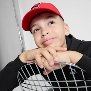 Gorra ajustable para niños grandes Dillon PUMA, RED, extralarge