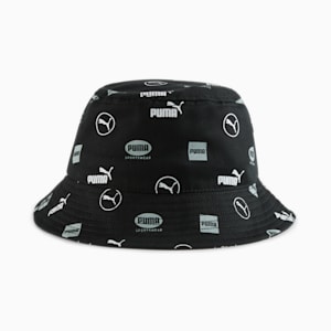 Big Kids' Bucket Cap, BLACK, extralarge