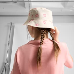 Big Kids' Bucket Cap, IVORY, extralarge