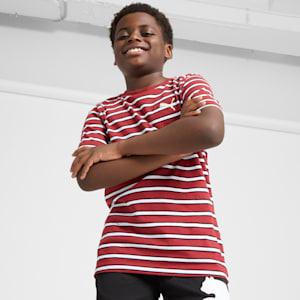Playera para niños grandes PUMA SQUAD, INTENSE RED, extralarge