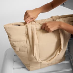 Lush Tote Bag, KHAKI, extralarge