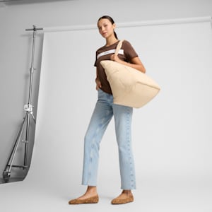 Lush Tote Bag, KHAKI, extralarge
