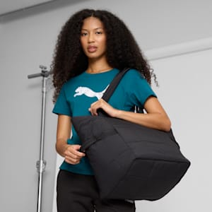 Lush Tote Bag, BLACK, extralarge