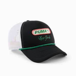 Lorimer Trucker Cap, BLACK, extralarge