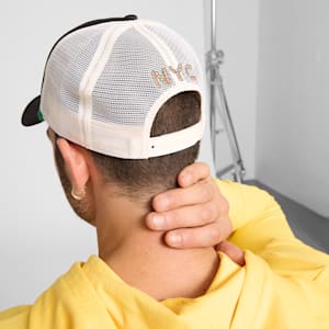 Lorimer Trucker Cap, BLACK, extralarge
