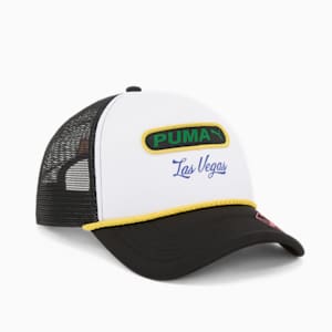 Fremont Trucker Cap, BLACK/WHITE, extralarge