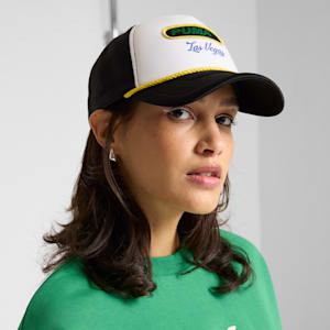 Fremont Trucker Cap, BLACK/WHITE, extralarge