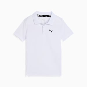 PUMA Active Essentials Little Kids' Polo, PUMA WHITE, extralarge