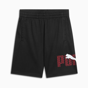 PUMA Logo Lab Pack Little Kids' Shorts, PUMA BLACK, extralarge