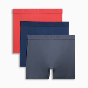 Men's Athletic Fit Boxer Briefs (3 Pack), NAVY / ORANGE, extralarge