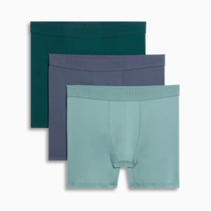 Men's Ultra Soft Boxer Briefs (3 Pack), MEDIUM GREEN, extralarge