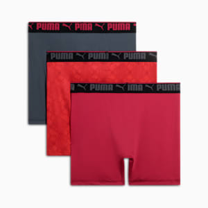 Men's Boxer Briefs (3 Pack), RED / GREY, extralarge