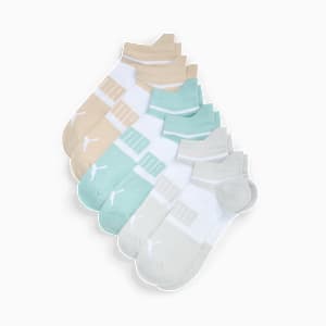 PUMA Men's Low-Cut Socks (6 Pairs), TAN COMBO, extralarge