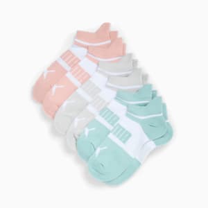 Women's Terry Low-Cut Socks (6 Pairs), MEDIUM GREEN, extralarge