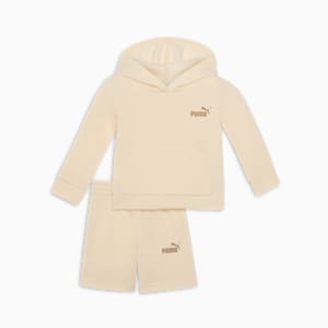 2-Piece Toddlers' Fleece Hoodie And Shorts Set, ALPINE SNOW, extralarge