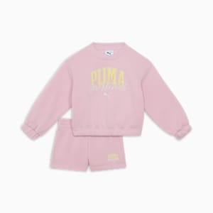 2-Piece Toddlers' Pullover Shorts Set, ROSE MAUVE, extralarge