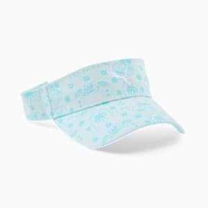 Sunset Adjustable Visor, LT BLUE/PASTEL, extralarge