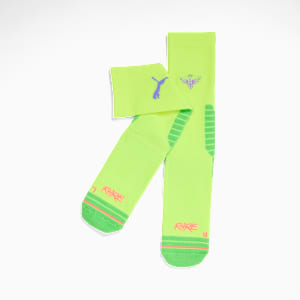 Calcetines deportivos de felpa para hombre (paquete de 1 par), BRIGHT YELLOW, extralarge