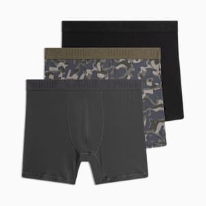 3PK Mens Ultra Soft Boxer Men, OLIVE / BLACK, extralarge