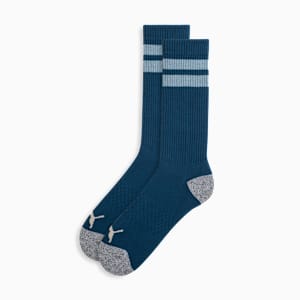 1PK MENS EXTENDED TERRY CREW Men, NAVY, extralarge